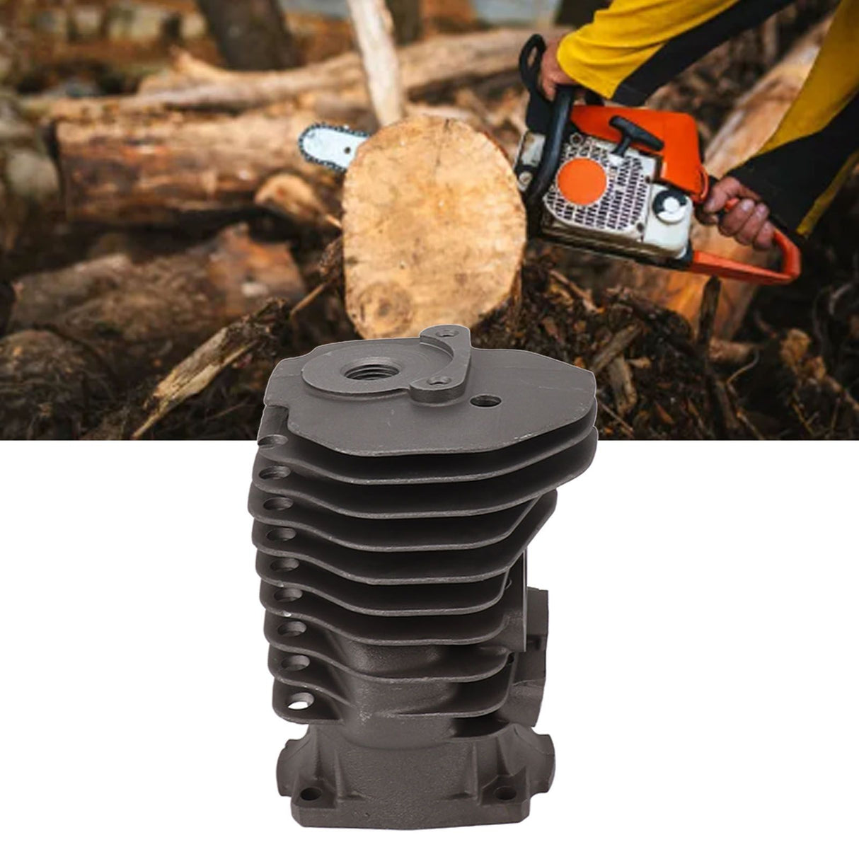 Piston And Cylinder Kit 44mm Cylinder Piston Assembly for 041 Chainsaw Accessories