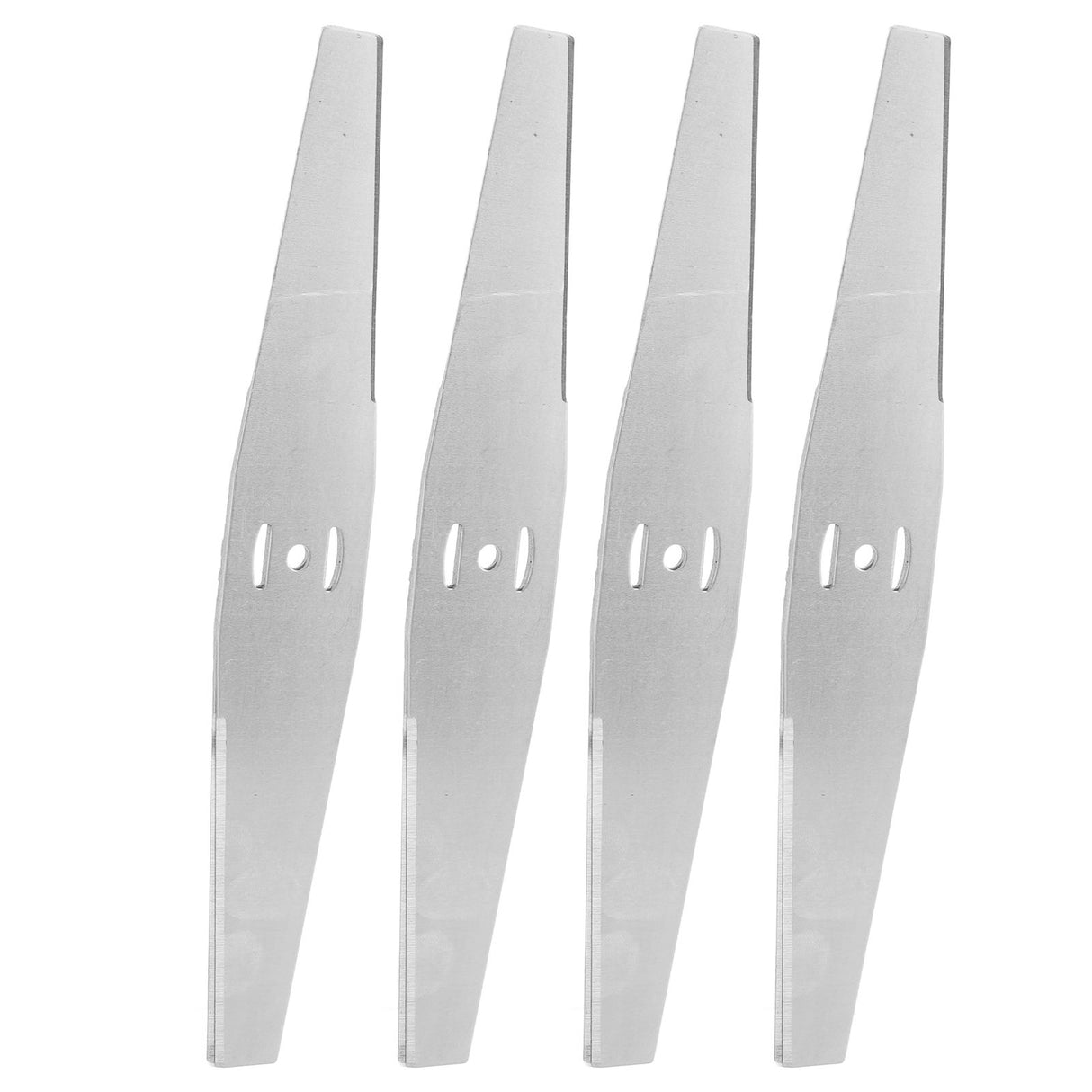 4PCS Lawn Mower Blades Stainless Steel Electric Grass Trimmer Cutter Blade Replacement Set for Yard and Garden Weeder Tool