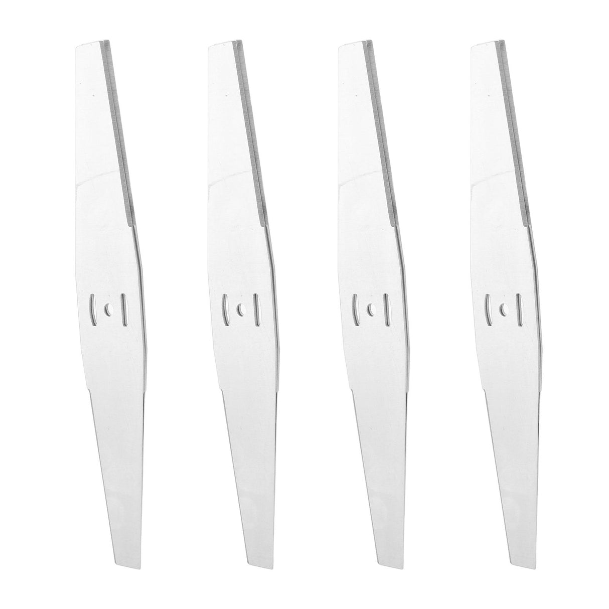 4PCS Lawn Mower Blades Stainless Steel Electric Grass Trimmer Cutter Blade Replacement Set for Yard and Garden Weeder Tool