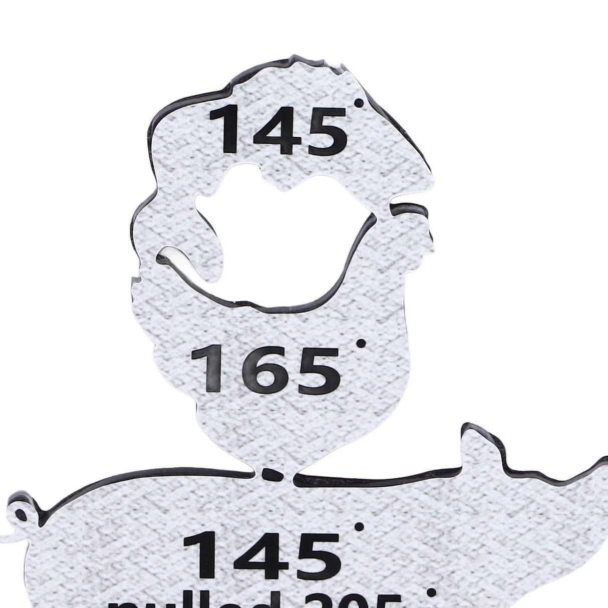 Meat Temperature Magnet Animal Internal Temperature Guide Acrylic Beef Pork Chicken Fish Grill Accessory for BBQ Cooking