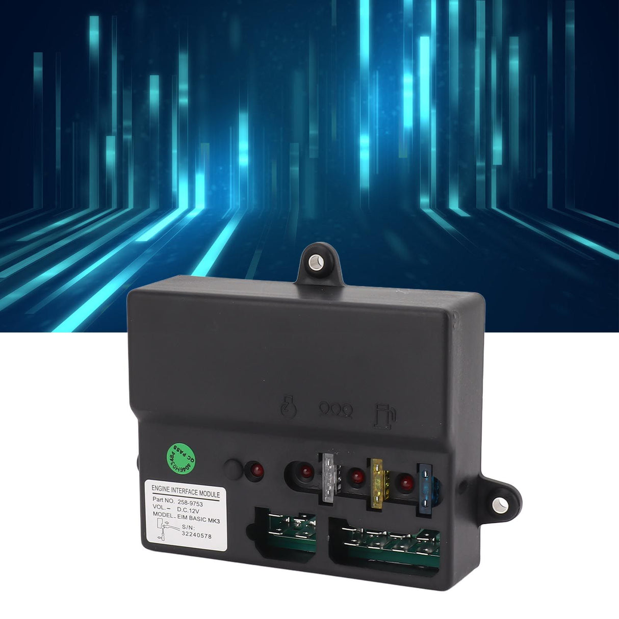 Generator Controller Multifunctional 147mm Mounting Hole Distance Engine Interface Module 258 9754 258 9753 MK3 12V