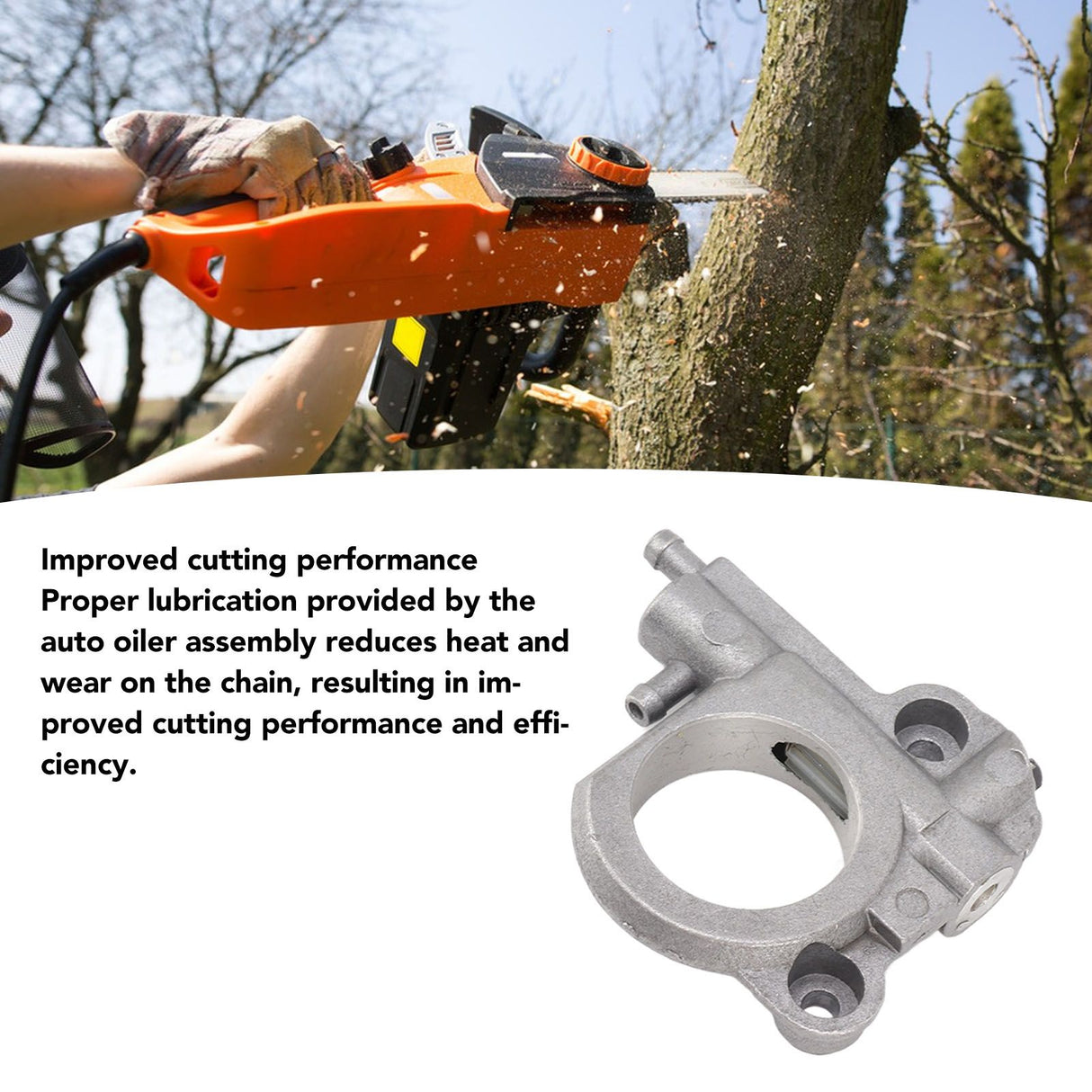 Auto Oiler Assembly Oil Pump For CS550P CS600P CS590 CS620P CS620PW CS600 Chainsaw Parts