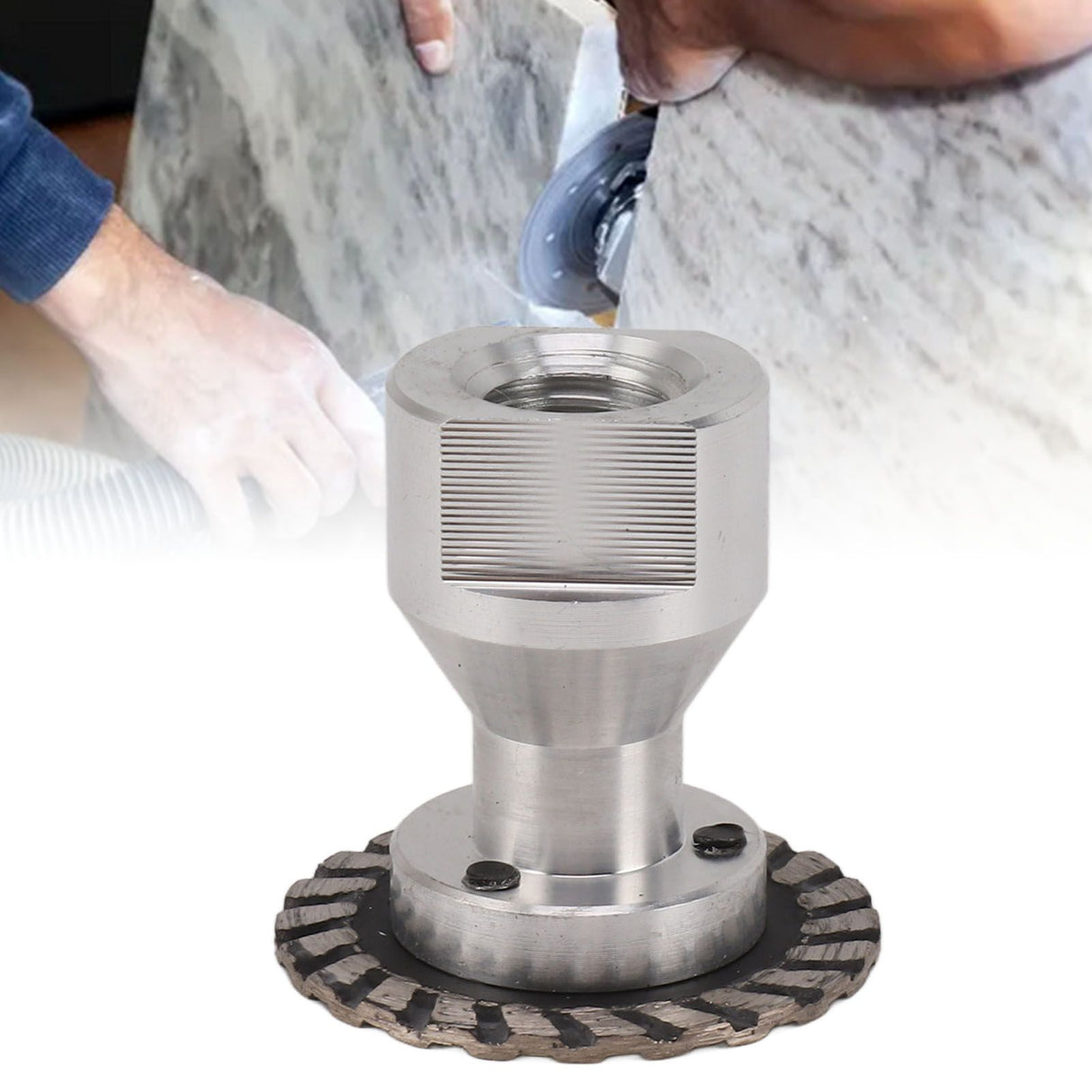 Stone Carving Blades Alloy Steel High Hardness Hot Press Sintering Diamond Engraving Circular Saw Blade for Cutting Granite Marble Concrete Joint Type 40mm / 1.6in