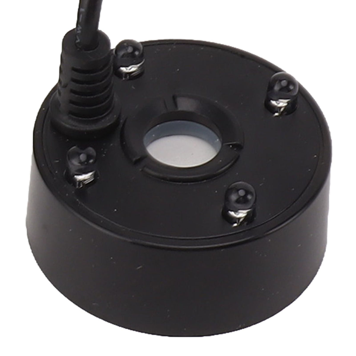 Mist Maker USB Colorful LED Lights 5V Ultra Sound Fountain Atomizer for Pond Rockery Fish Tank Sink Black