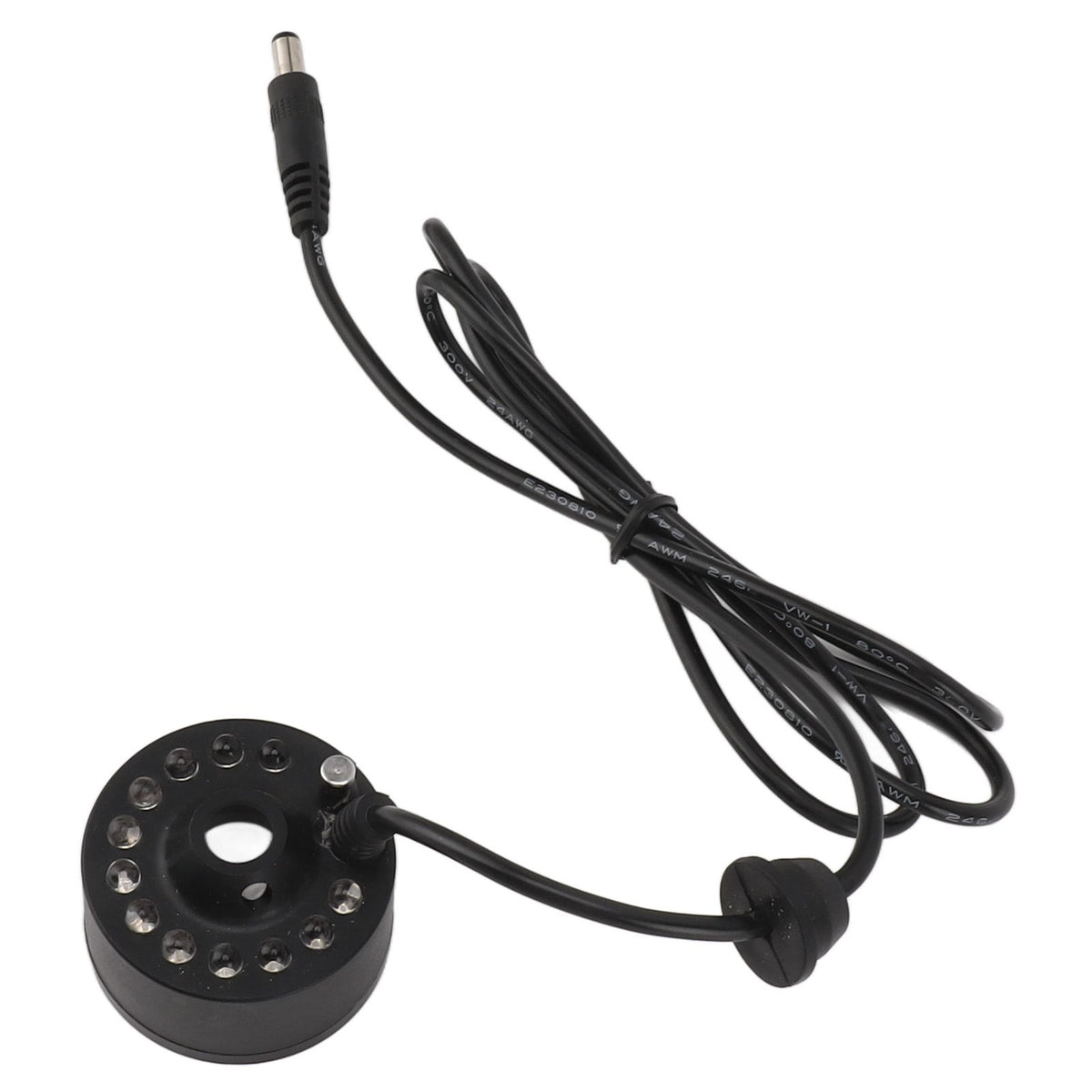 Mist Maker 12LED Beads Colorful DC 5V Interface Waterproof Ultrasound Water Fountain Fogger for Pond Halloween Party