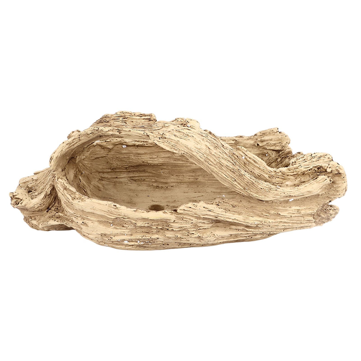 Artificial Driftwood Succulent Planter Faux Wood Resin Succulent Planter for Windowsill Desktop Coffee Table