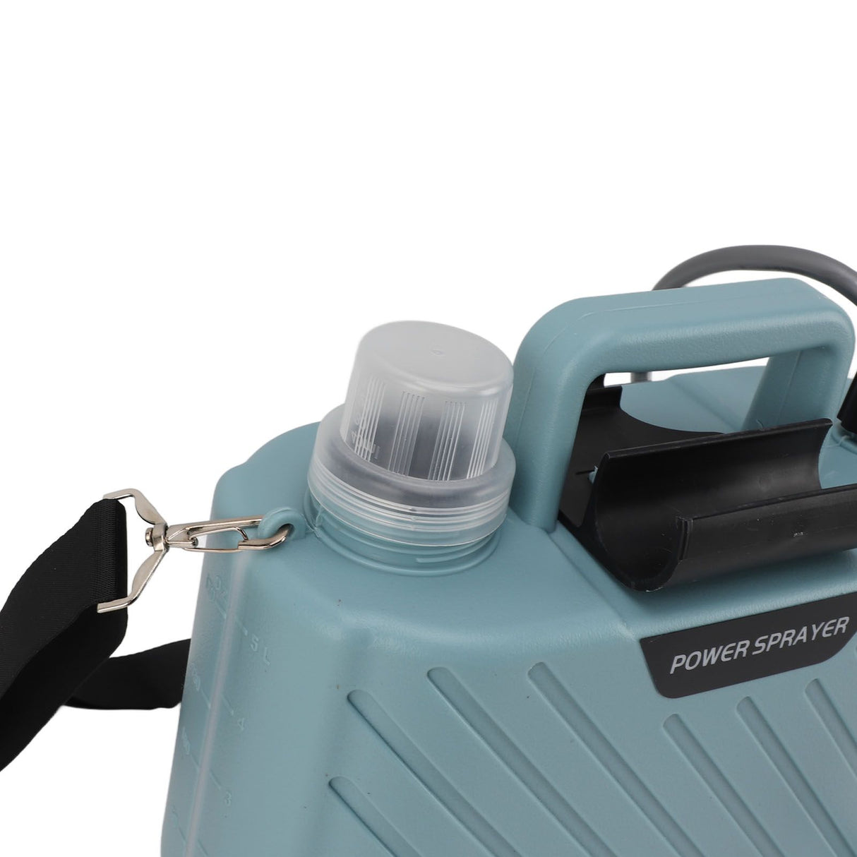 Electric Plant Sprayer Battery Powered 5L with 3 Nozzles Retractable Wand Adjustable Shoudler Strap Garden Sprayer for Lawn Blue