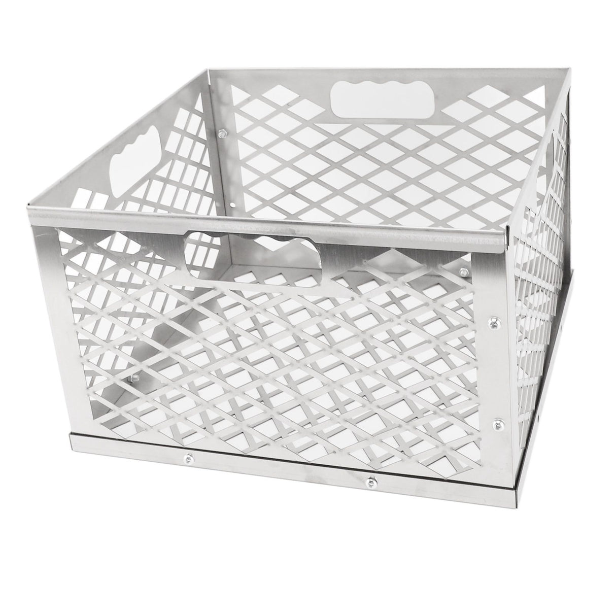 Charcoal Basket Detachable Design Portable Rugged Durable Stainless Steel Charcoal Fire Basket for Barbecue