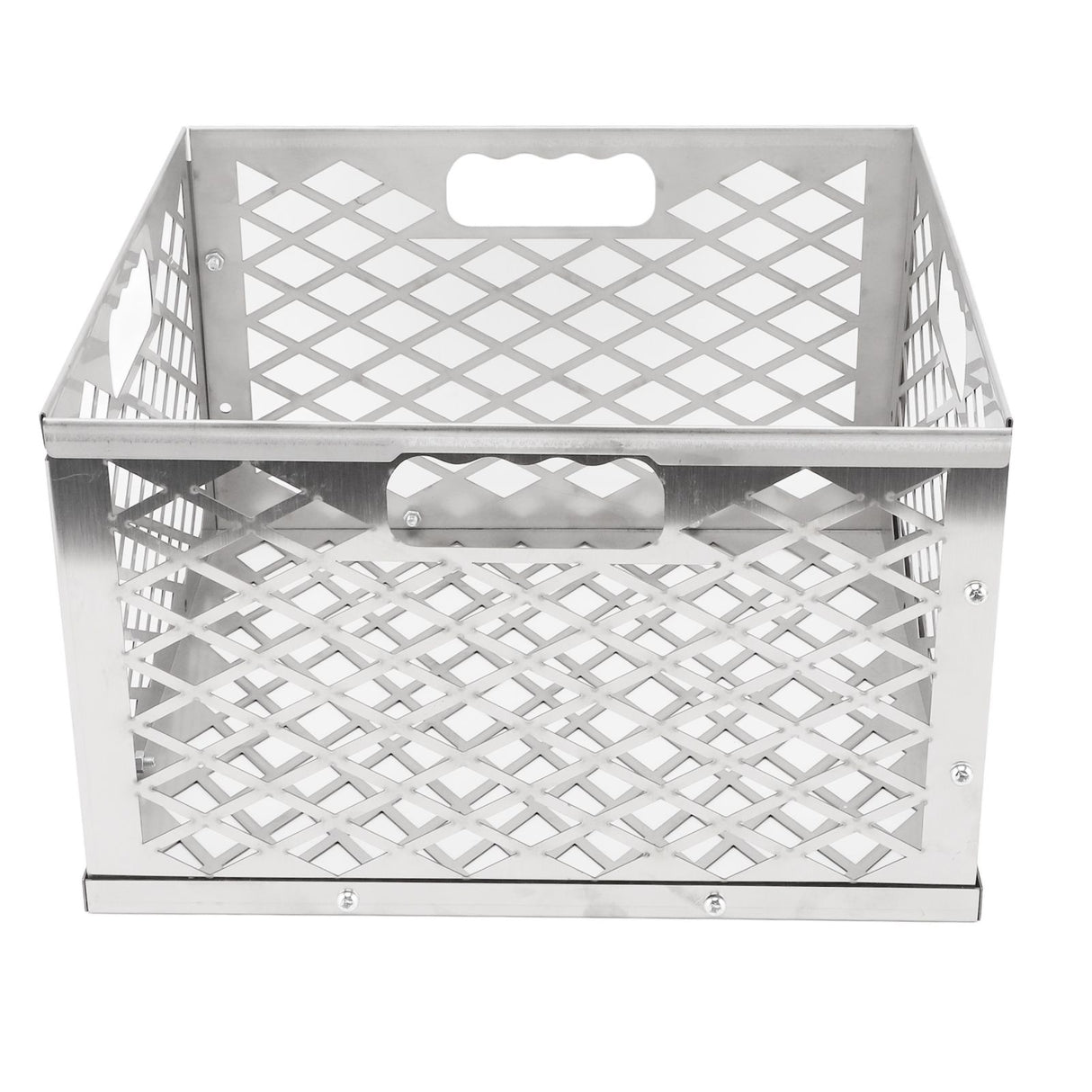 Charcoal Basket Detachable Design Portable Rugged Durable Stainless Steel Charcoal Fire Basket for Barbecue