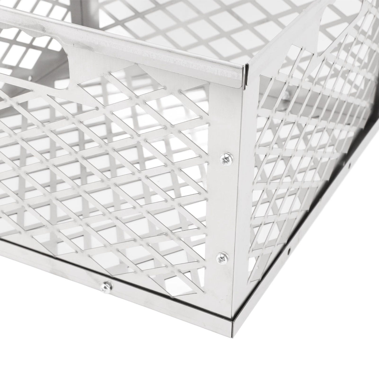 Charcoal Basket Detachable Design Portable Rugged Durable Stainless Steel Charcoal Fire Basket for Barbecue