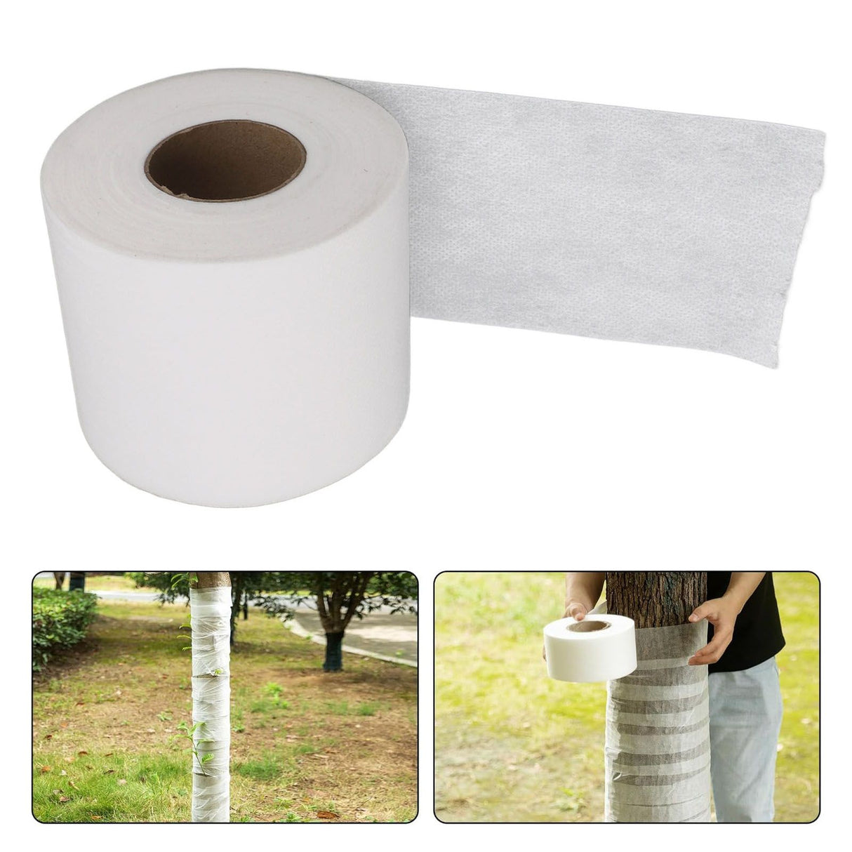 Tree Wrap Reliable Lightweight Breathable Plants Protector Bandage for Keeping Warm and Moisturizing 35M/114.8ft