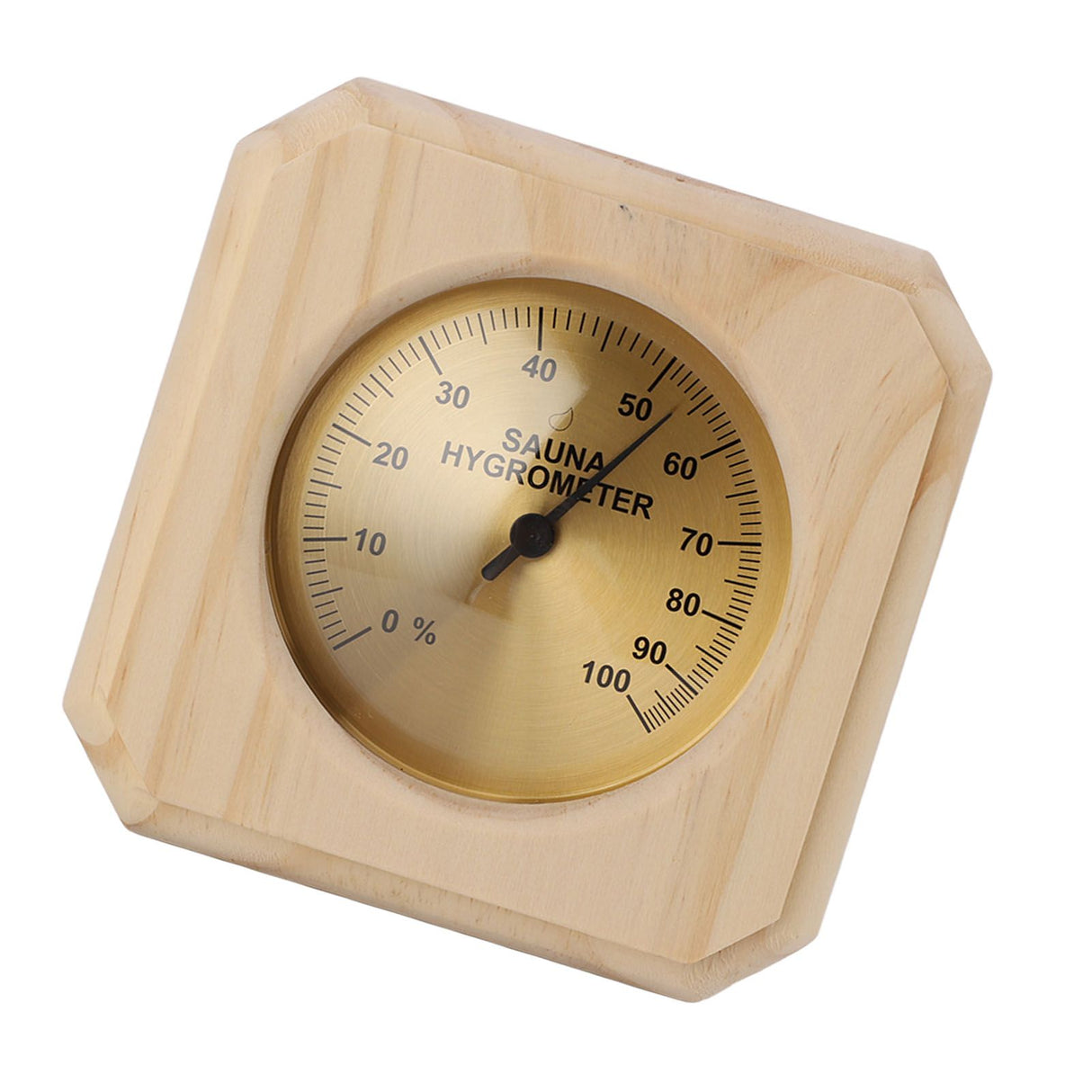 Wooden Sauna Hygrothermograph Wall Mounted Reliable High Accuracy Sauna Humidity Temperature for Indoor