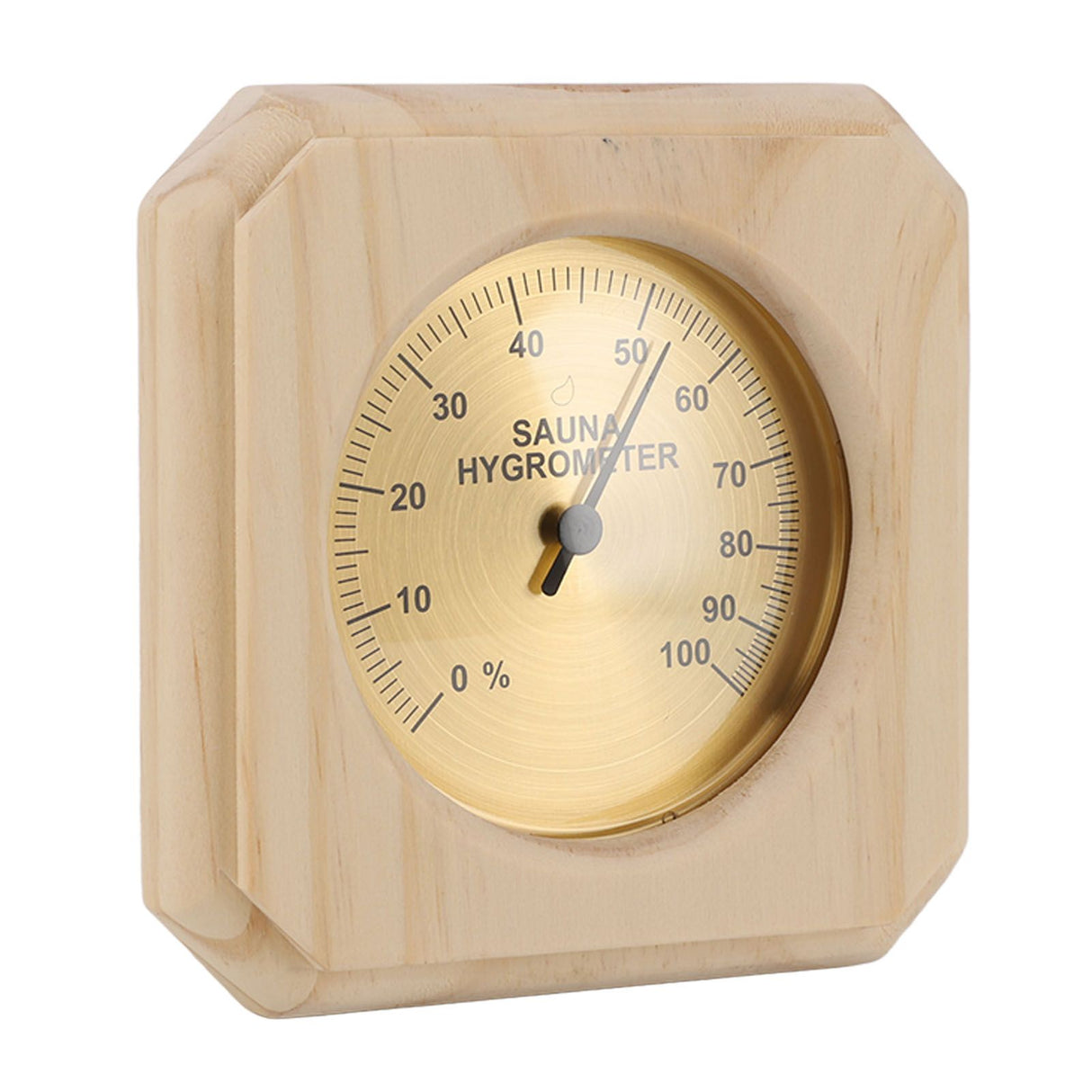 Wooden Sauna Hygrothermograph Wall Mounted Reliable High Accuracy Sauna Humidity Temperature for Indoor
