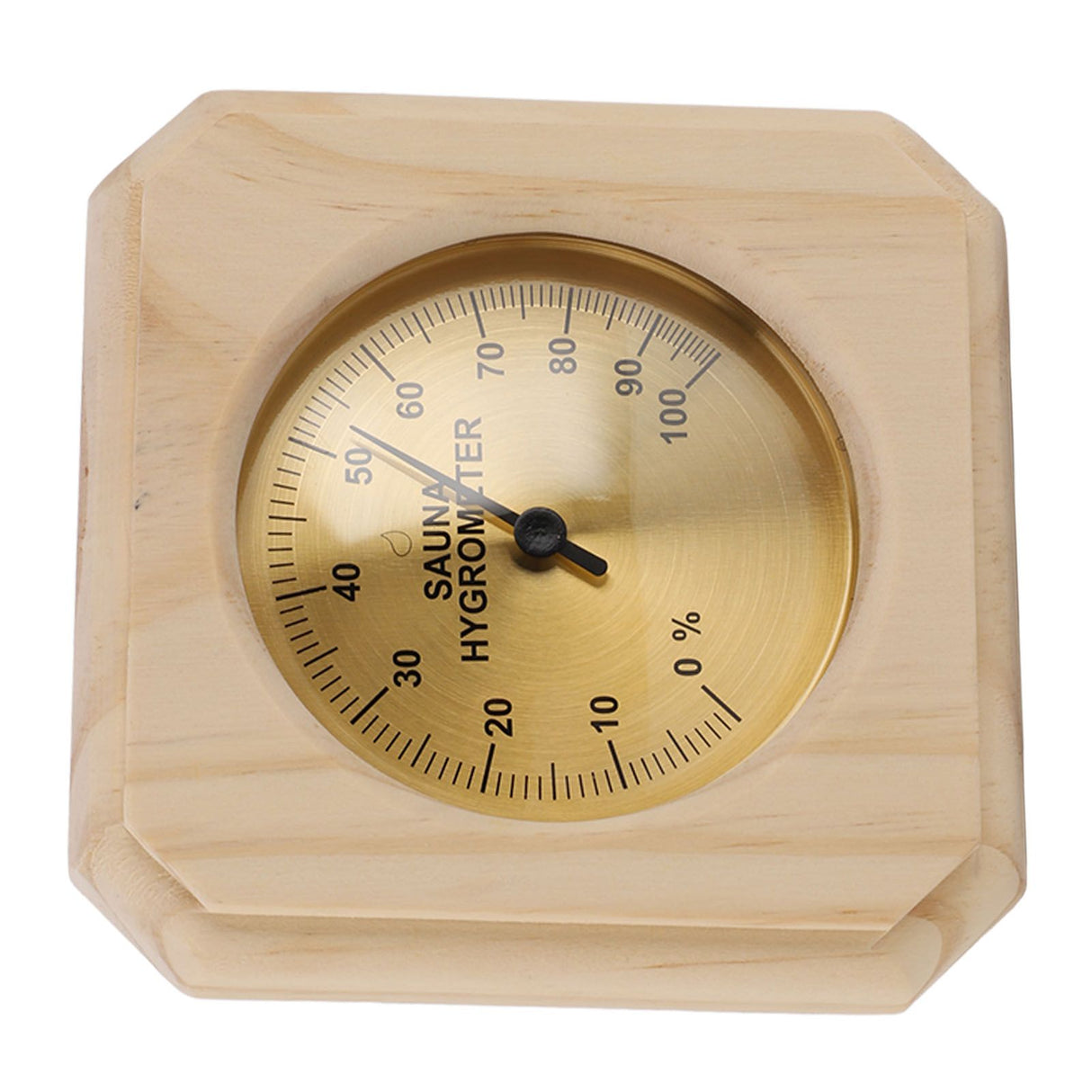 Wooden Sauna Hygrothermograph Wall Mounted Reliable High Accuracy Sauna Humidity Temperature for Indoor