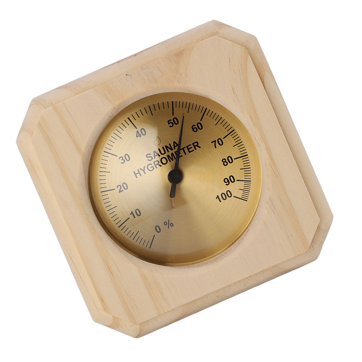 Wooden Sauna Hygrothermograph Wall Mounted Reliable High Accuracy Sauna Humidity Temperature for Indoor