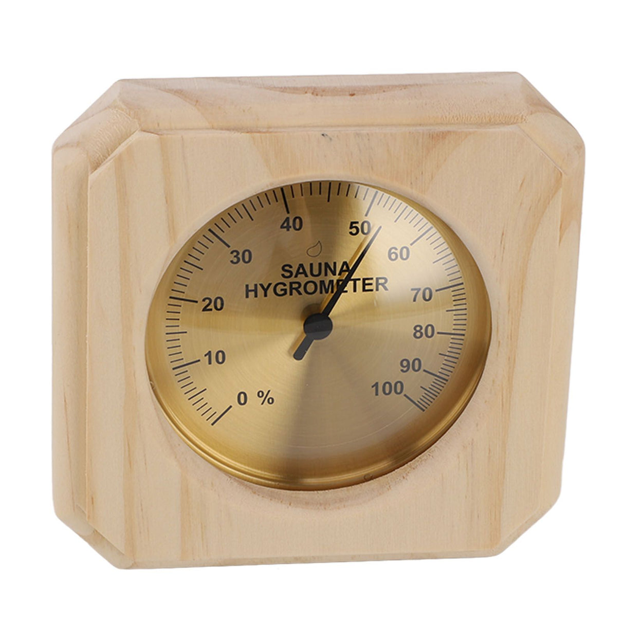 Wooden Sauna Hygrothermograph Wall Mounted Reliable High Accuracy Sauna Humidity Temperature for Indoor