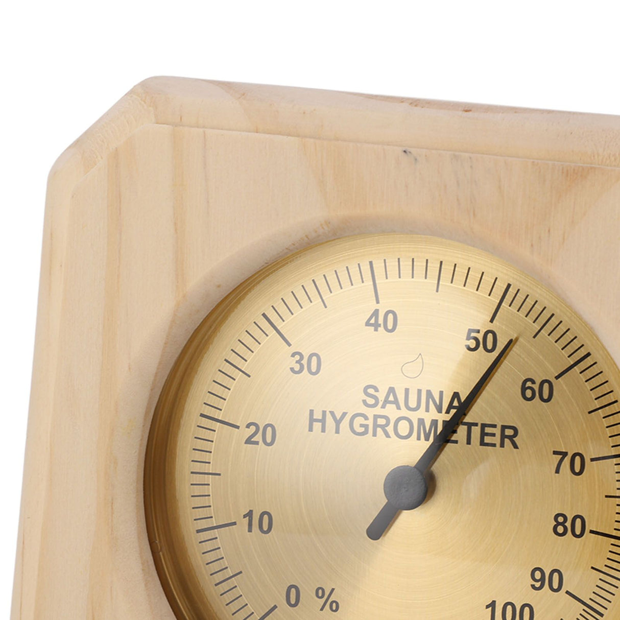 Wooden Sauna Hygrothermograph Wall Mounted Reliable High Accuracy Sauna Humidity Temperature for Indoor