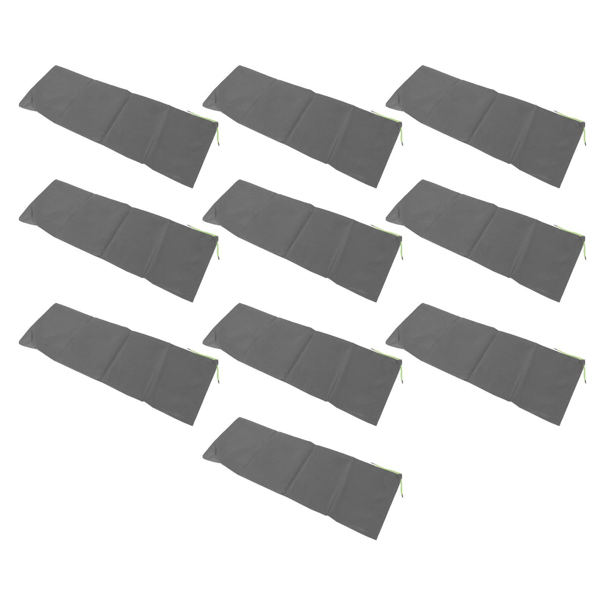 10pcs Flood Sandbags Professional Empty Rain Proof Drawstring Flood Control Sandbags for House Door Garage Basement Grey