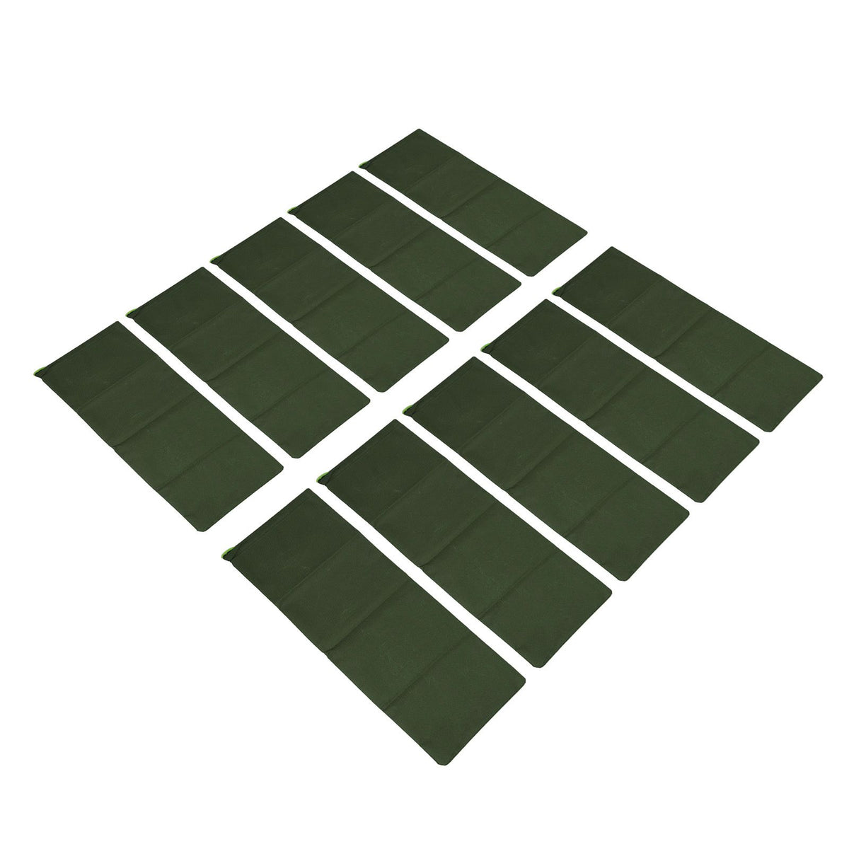 10pcs Flood Sandbags 600D Polyester Flood Prevention Bag Reusable Flood Barrier Bag for House Door Window Garage Basement Dark Green