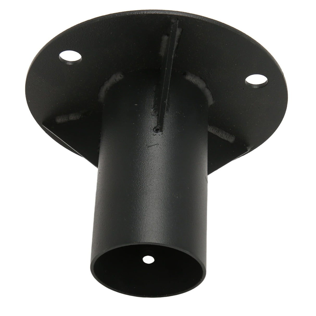 Chain Link Fence Pole Floor Flange Base Flange Heavy Solid Fence Post Concrete Mount for Holding Fence Mailbox Flag Round Posts 52mm / 2.0in