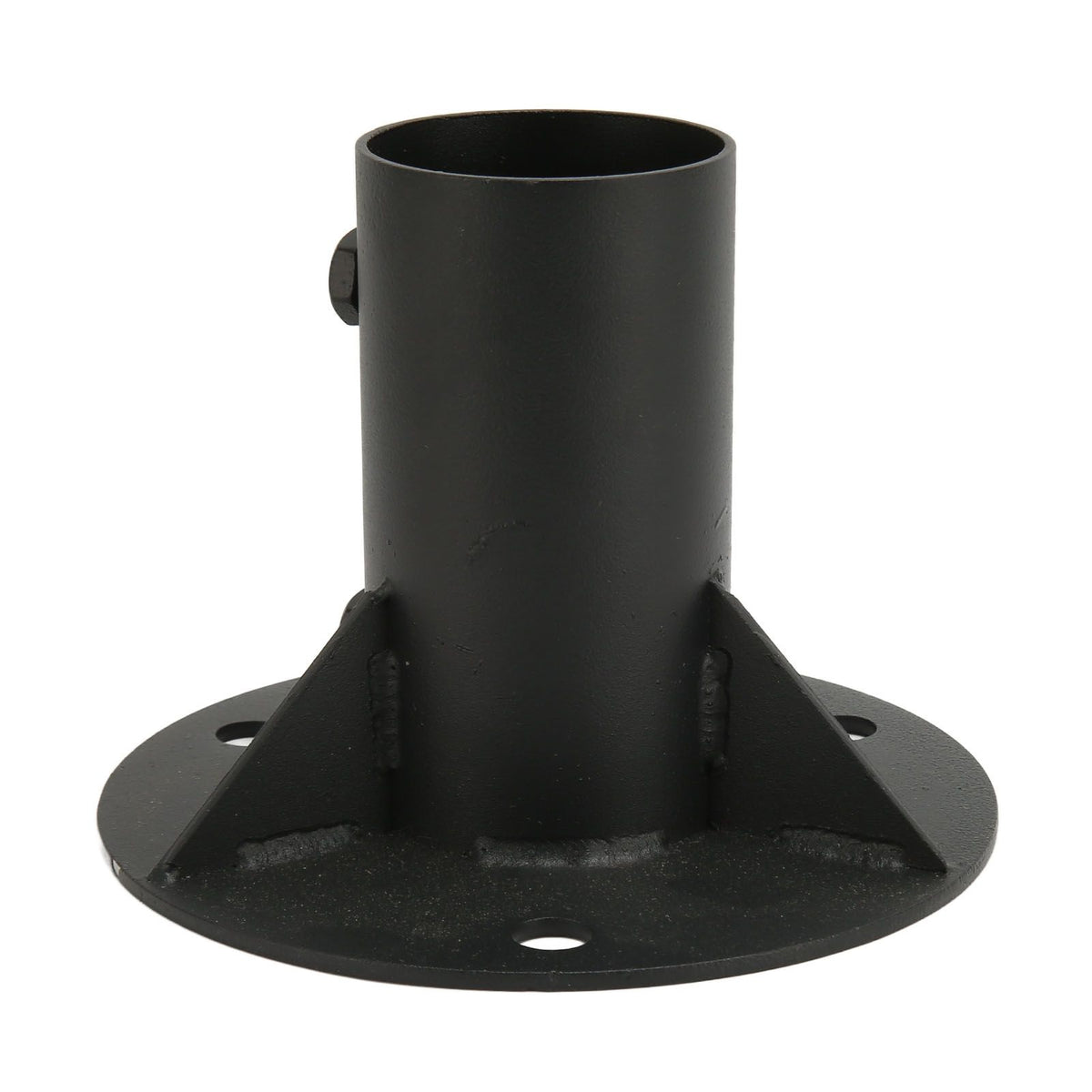 Chain Link Fence Pole Floor Flange Base Flange Heavy Solid Fence Post Concrete Mount for Holding Fence Mailbox Flag Round Posts 52mm / 2.0in
