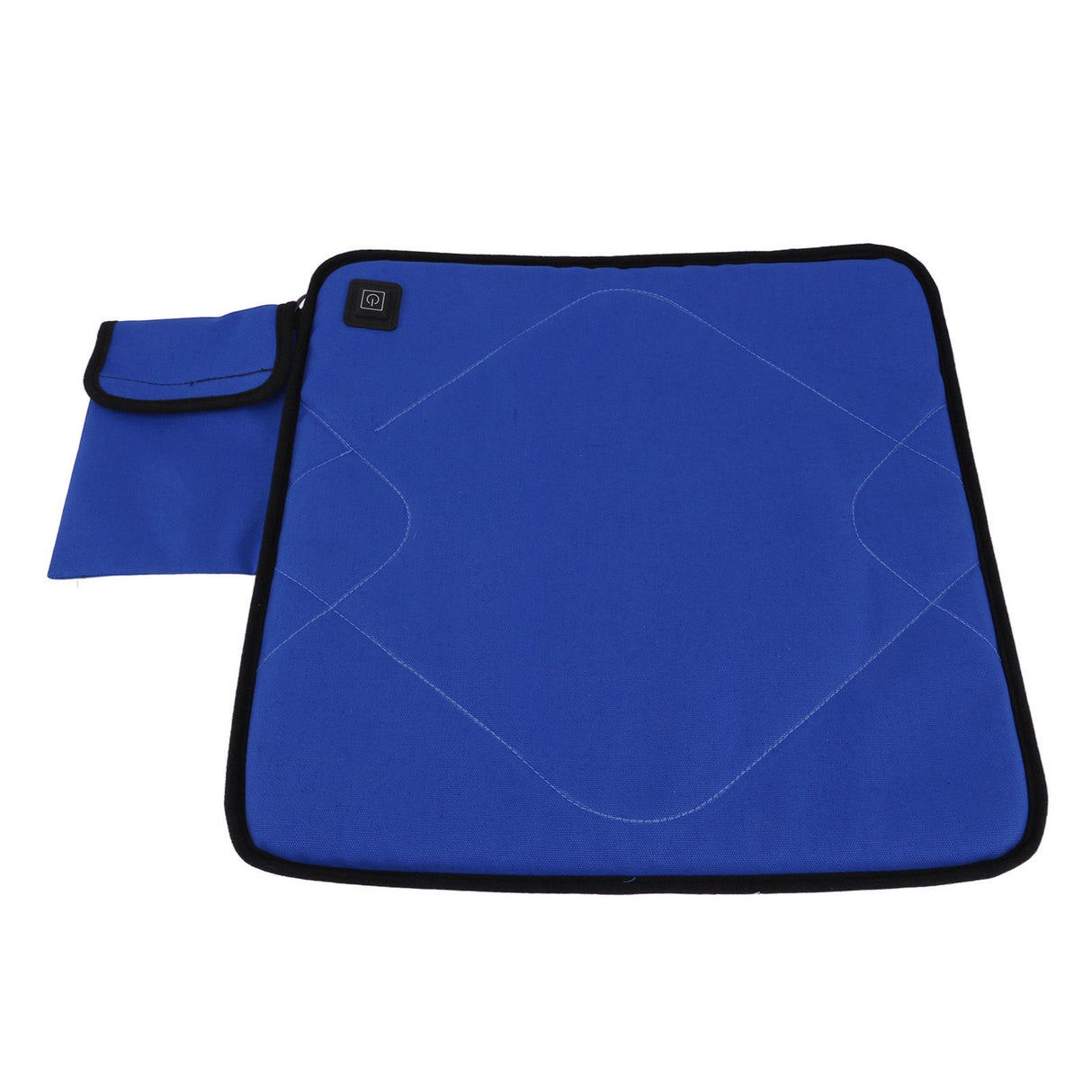 Portable Heated Seat Cushion Adjustable Temperature USB Heating Seat Cushion for Autumn Winter Camping Fishing Sapphire Blue