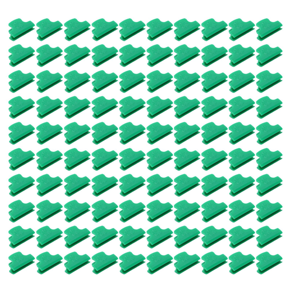 100Pcs 6mm Plastic Greenhouse Film Clamps Pipe Clamps Greenhouse Covering Accessories for Fixing