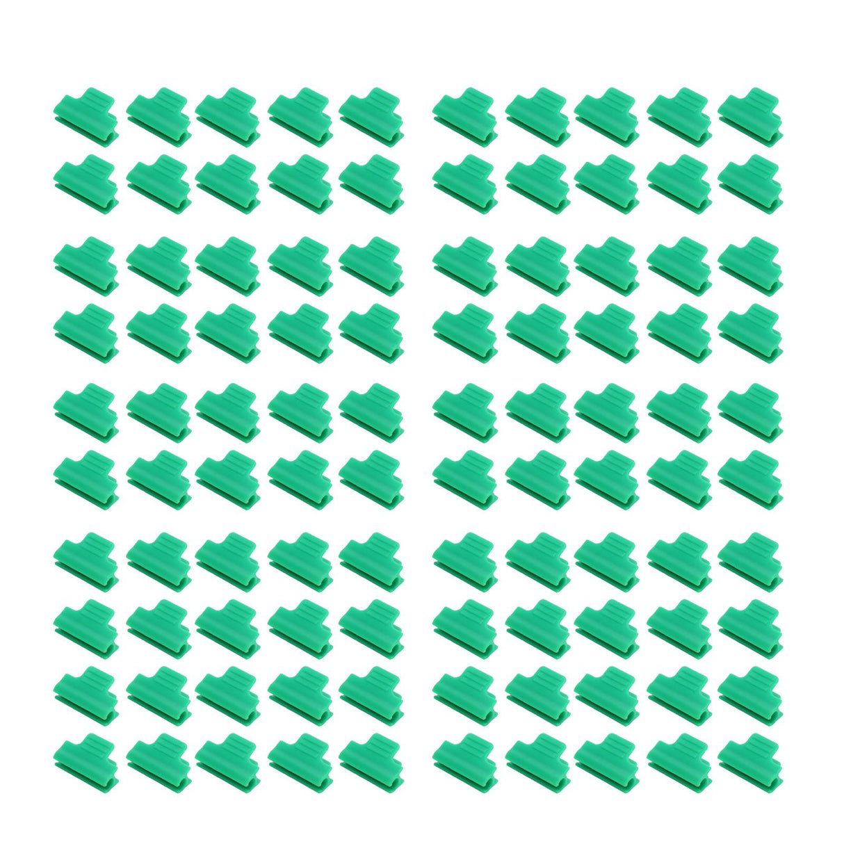 100pcs Greenhouse Clamps Film Row Cover Netting Tunnel Hoop Clip Frame Shading Net Rod Clip Greenhouse Film Clamps 8mm / 0.3in