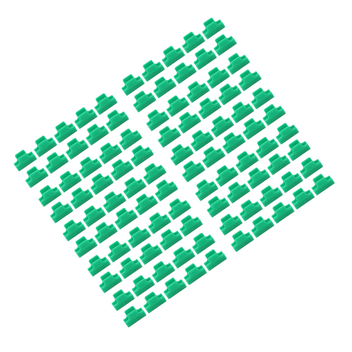 100pcs Greenhouse Clamps Film Row Cover Netting Tunnel Hoop Clip Frame Shading Net Rod Clip Greenhouse Film Clamps 8mm / 0.3in