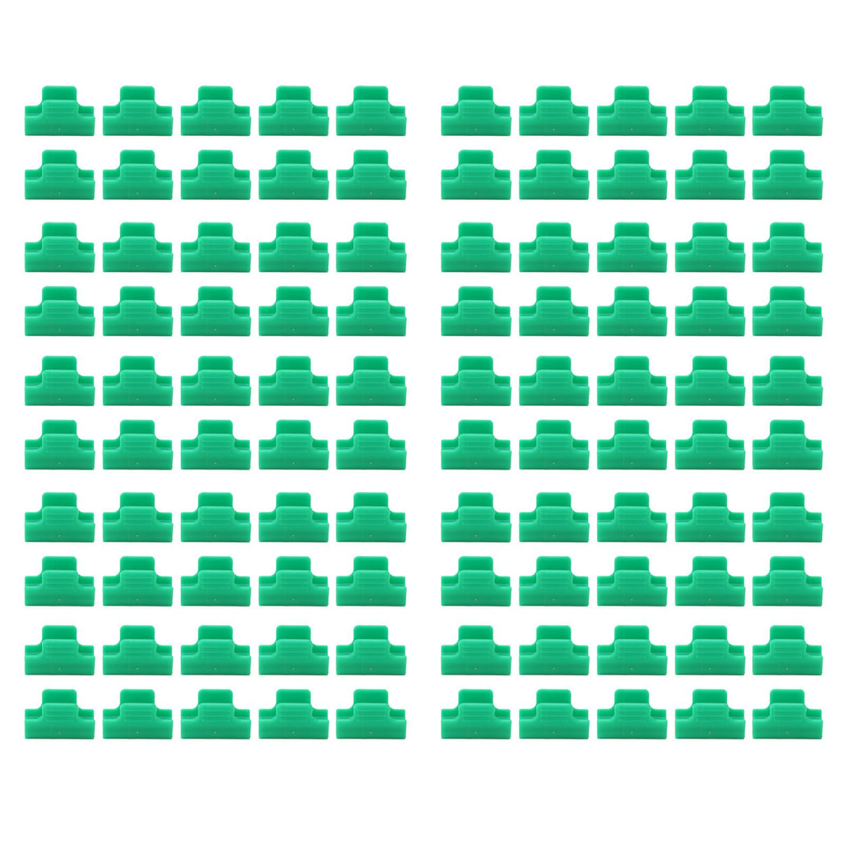 100pcs Greenhouse Clamps Film Row Cover Netting Tunnel Hoop Clip Frame Shading Net Rod Clip Greenhouse Film Clamps 8mm / 0.3in