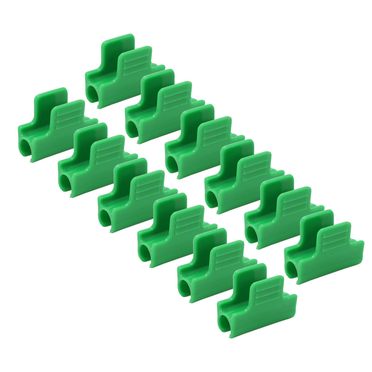 100 PCS Garden Shed Clamps Plastic Stable Versatile Film Shading Net Clips for Greenhouse 11mm/0.43in