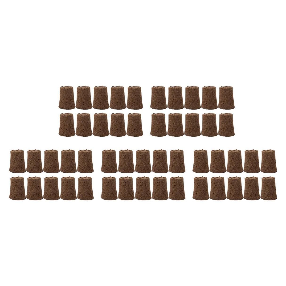 50 Pcs Seedling Block Peat Planting Block for Gardening Hydroponics Soilless Cultivation Plants Germination HRD TN0927