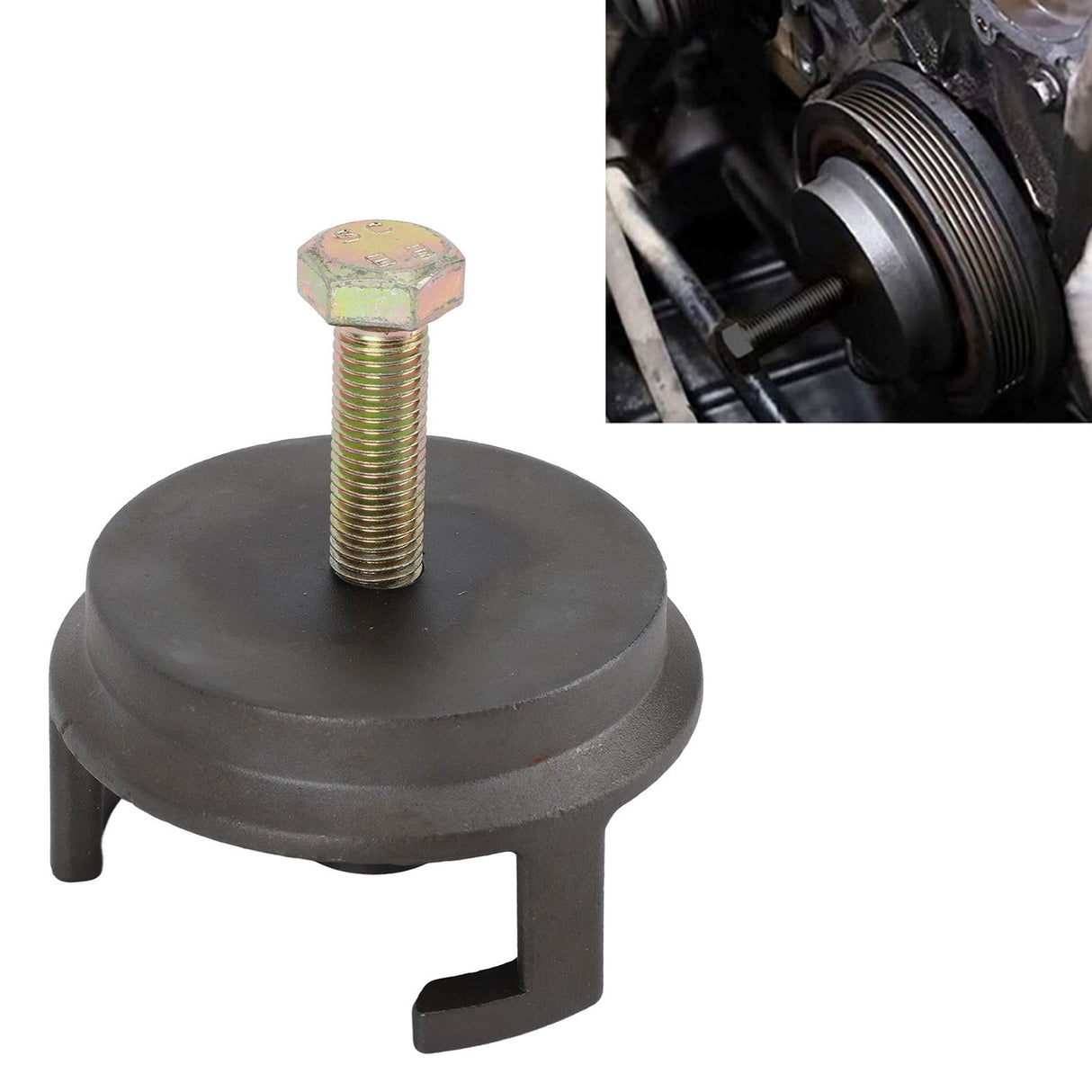 25264 Harmonic Balancer Puller High Hardness Quickly Remove Crank Pulley Puller for Automotive Replacement