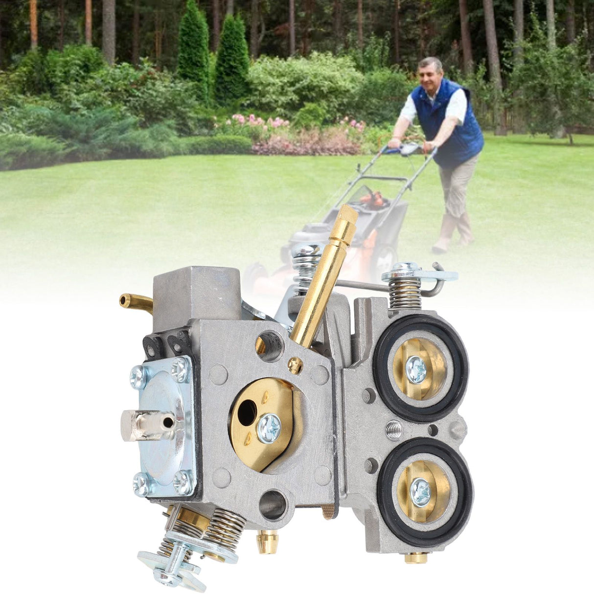 Grass Trimmer Carburetor High Performance Aluminum Mower Carburetor For 586346601 253 253R 553RS
