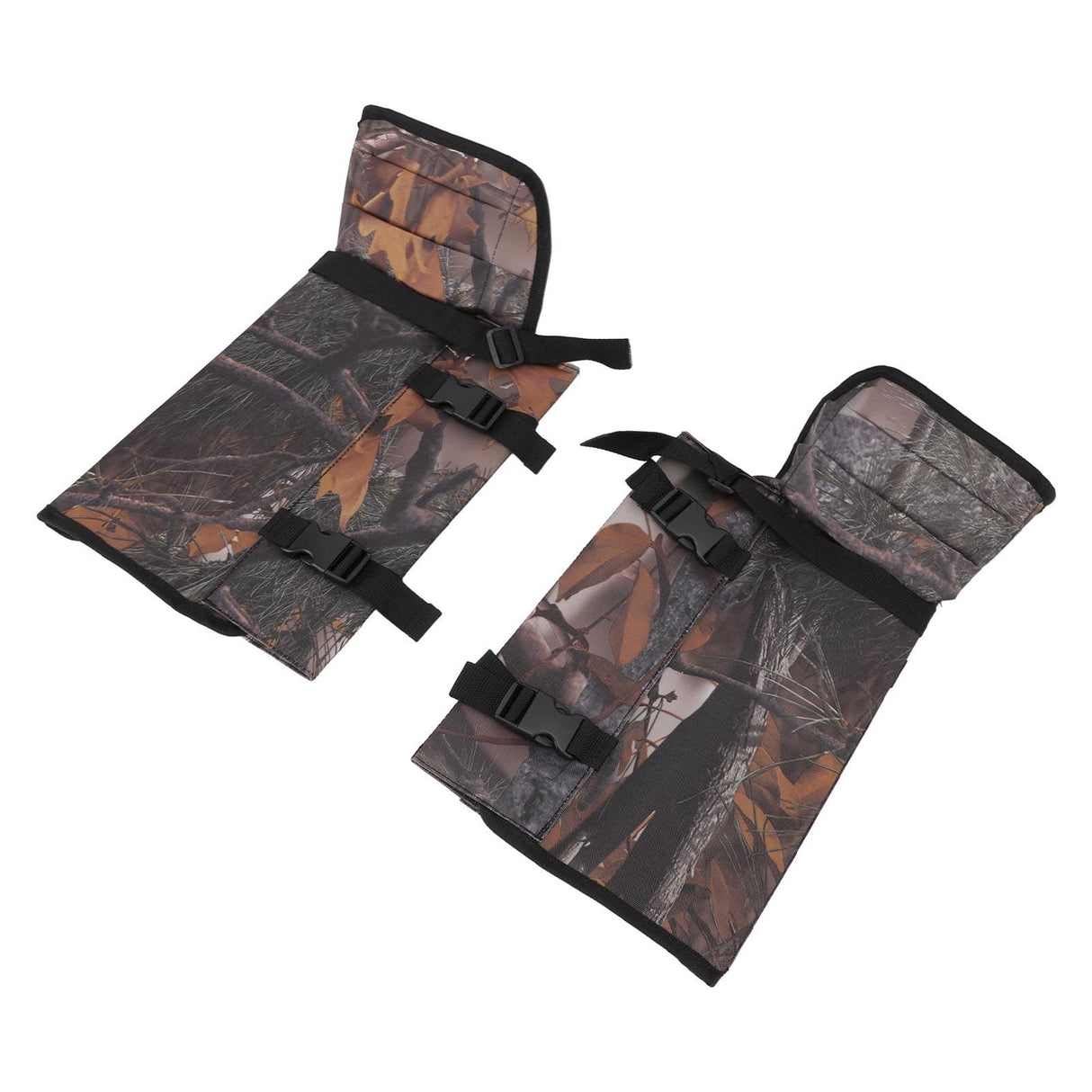 1 Pair Snake Gaiters Polyester Fiber Breathable Lightweight Snake Proof Leg Cover for Hiking Camping Mountaineering Leaf