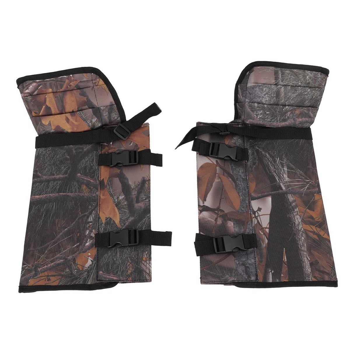 1 Pair Snake Gaiters Polyester Fiber Breathable Lightweight Snake Proof Leg Cover for Hiking Camping Mountaineering Leaf