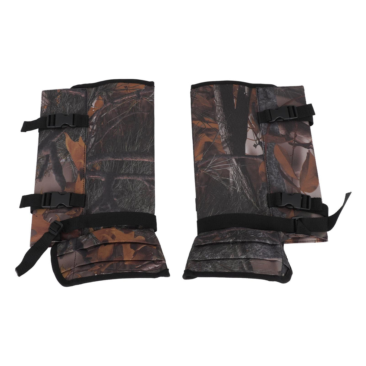 1 Pair Snake Gaiters Polyester Fiber Breathable Lightweight Snake Proof Leg Cover for Hiking Camping Mountaineering Leaf