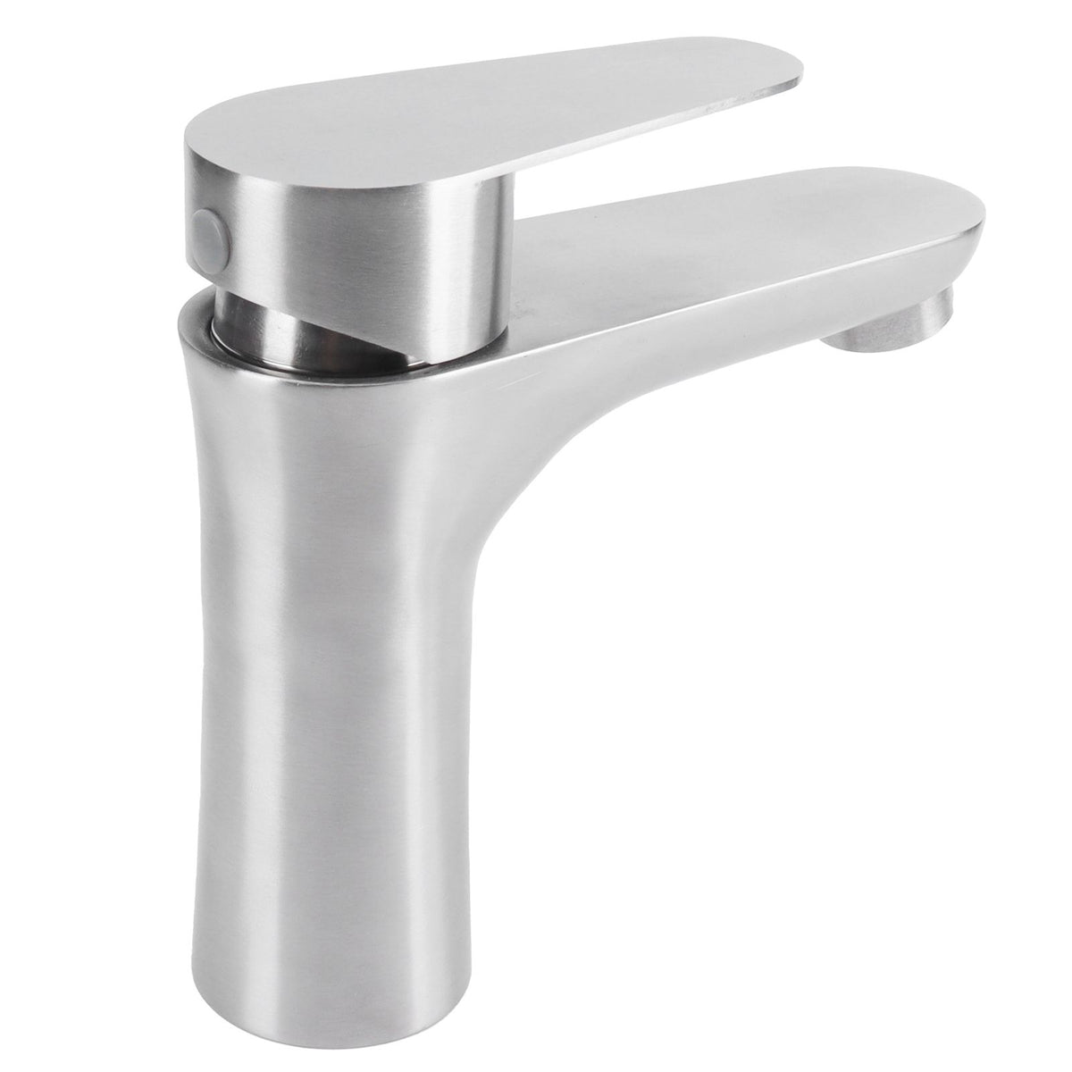 Stainless Steel Hot Cold Faucet Mixer Water Tap Sink Faucet with Single Handle for Bathroom Use