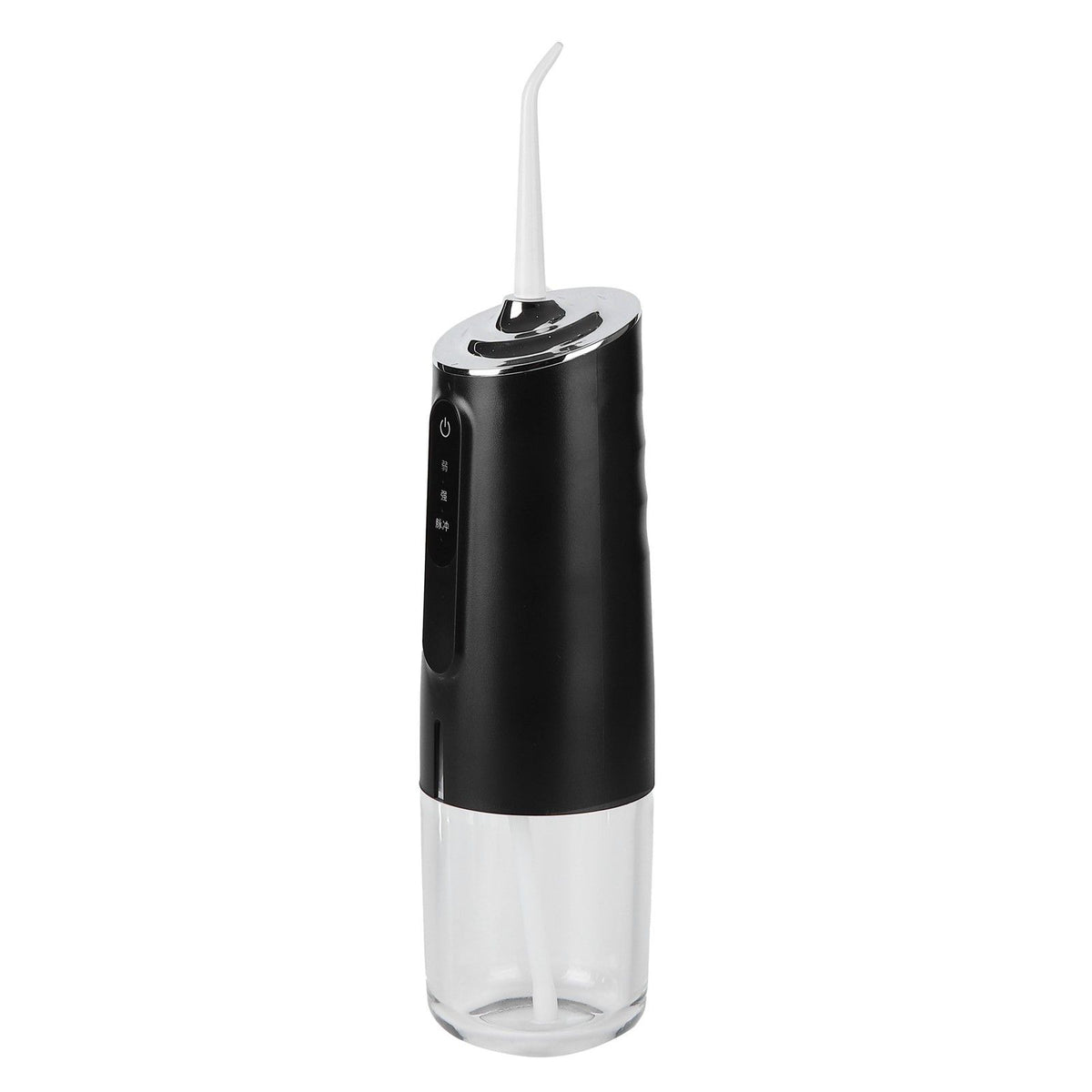 240ml Portable Oral Irrigator 3‑Mode USB Rechargeable Water Dental Floss Waterproof Tooth Cleaner with 1 NozzleBlack