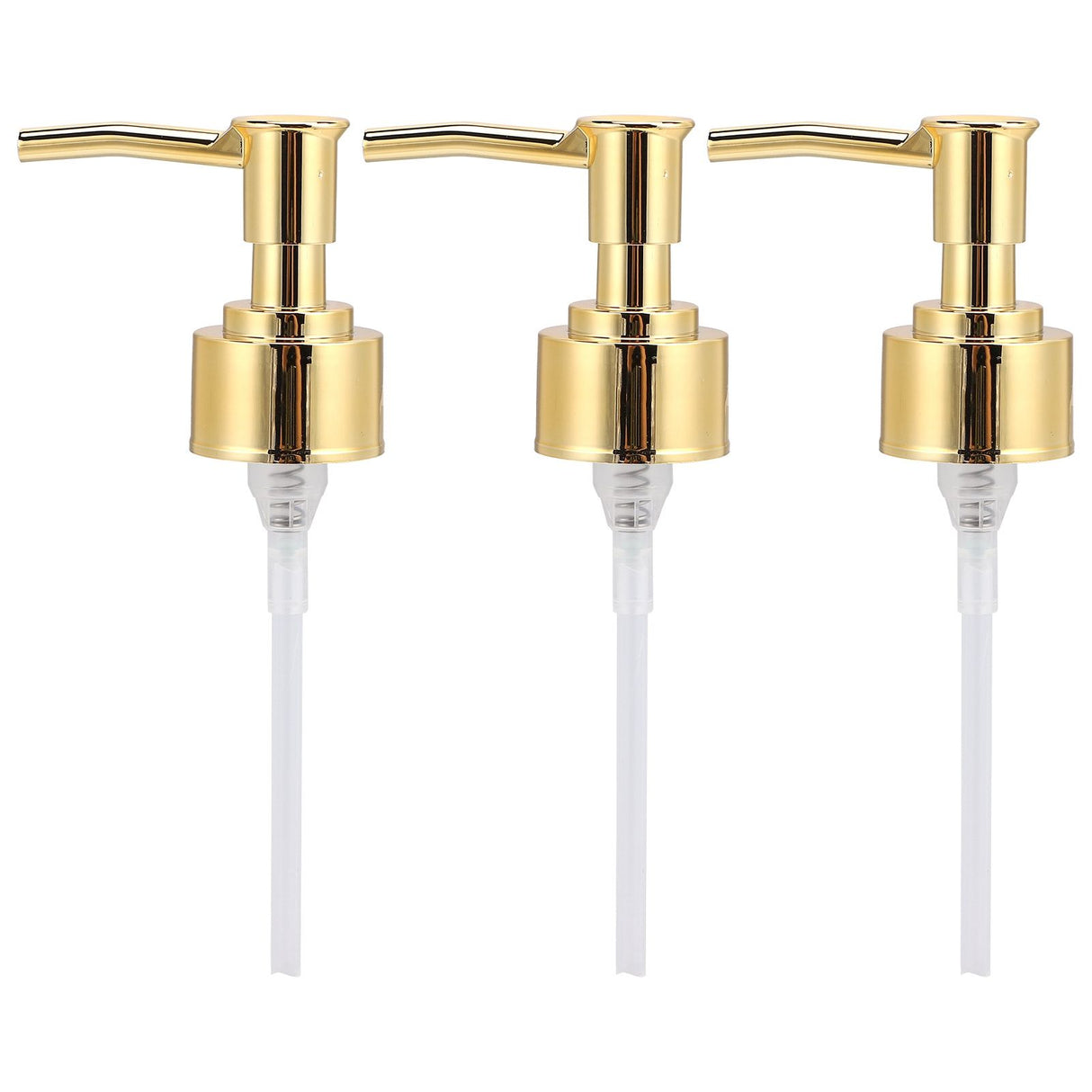 Perfume Bottle Pump Shampoo and Conditioner Bottle Nozzle for Soap Lotion Massage Oil BottleGolden