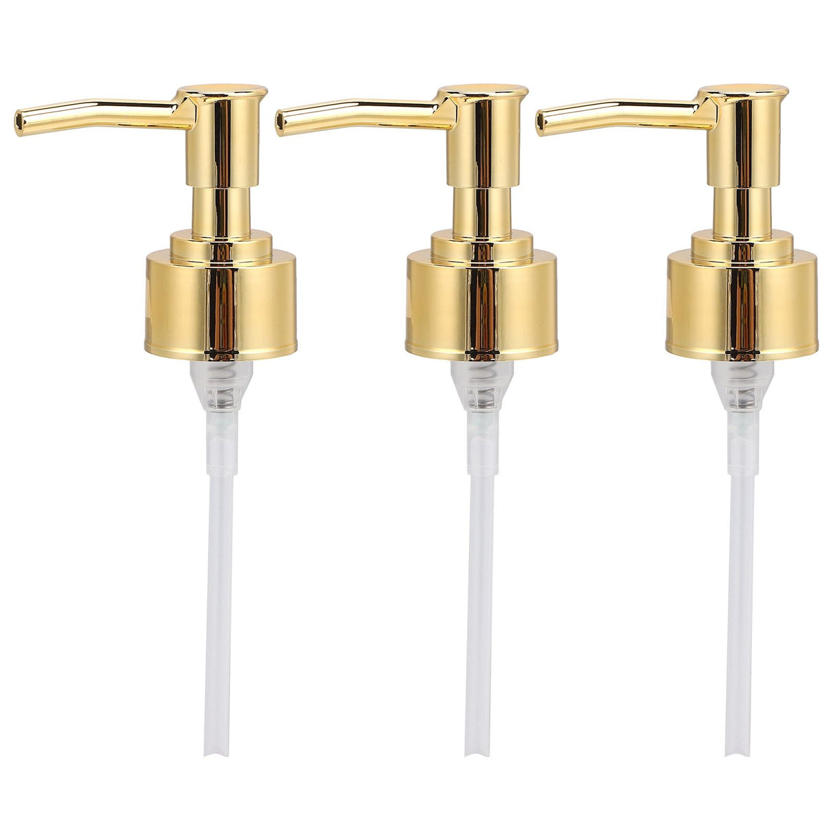 Perfume Bottle Pump Shampoo and Conditioner Bottle Nozzle for Soap Lotion Massage Oil BottleGolden