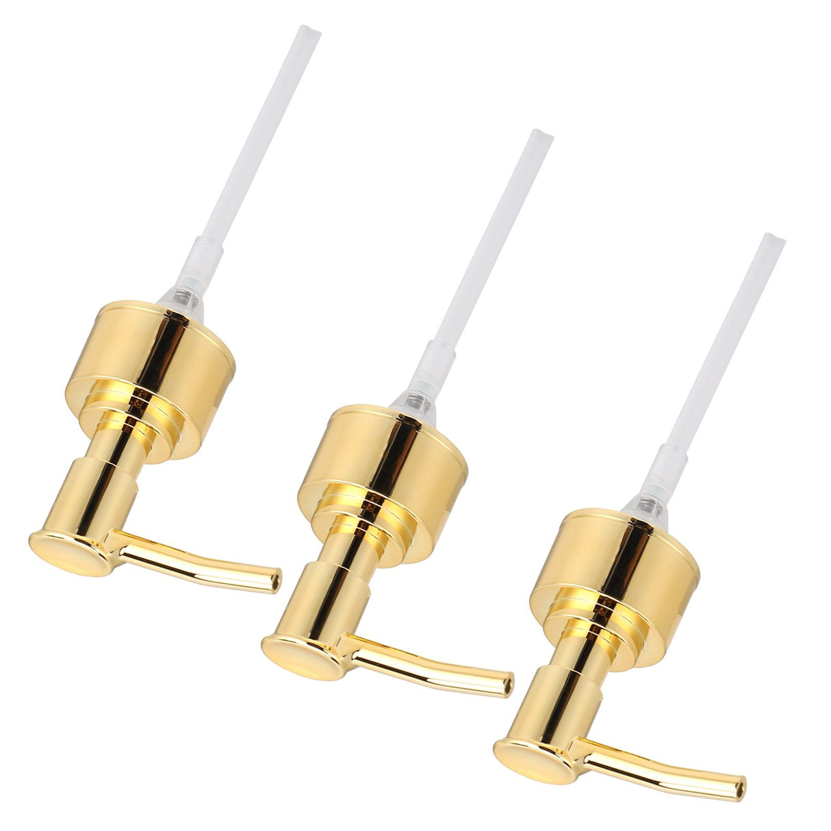 Perfume Bottle Pump Shampoo and Conditioner Bottle Nozzle for Soap Lotion Massage Oil BottleGolden