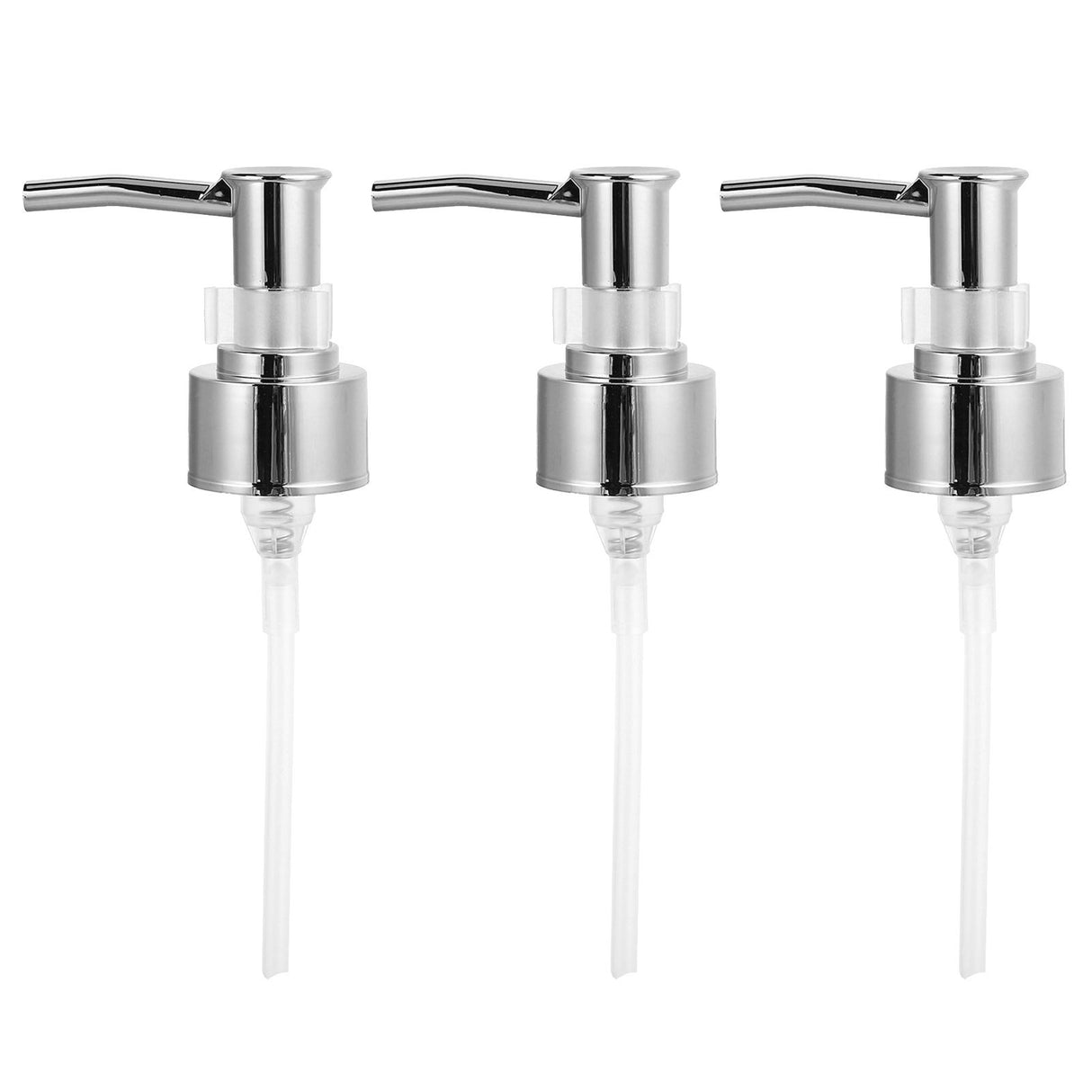 Perfume Bottle Pump Shampoo and Conditioner Bottle Nozzle for Soap Lotion Massage Oil BottleSilver