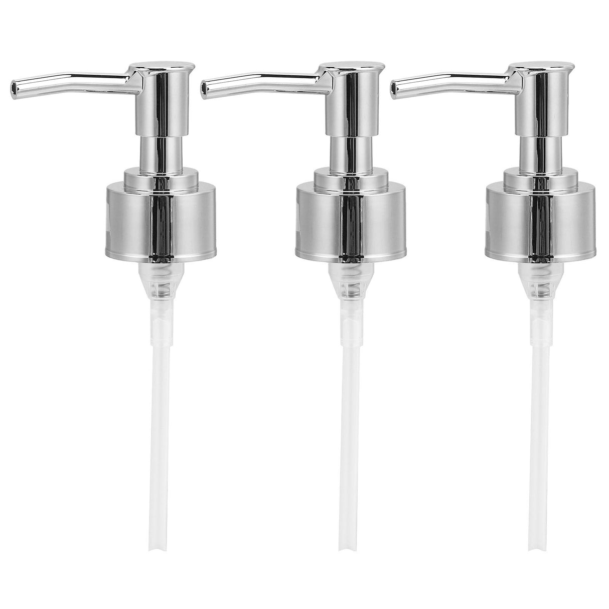 Perfume Bottle Pump Shampoo and Conditioner Bottle Nozzle for Soap Lotion Massage Oil BottleSilver
