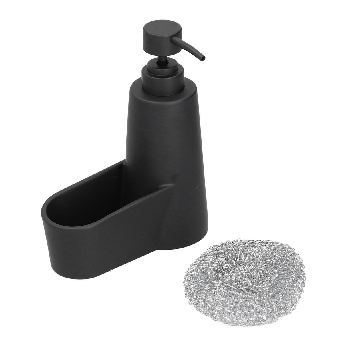 Soap Dispenser Dishwashing Liquid Hand Soap Pump with A Steel Ball for Bathroom and Kitchen SinkBlack