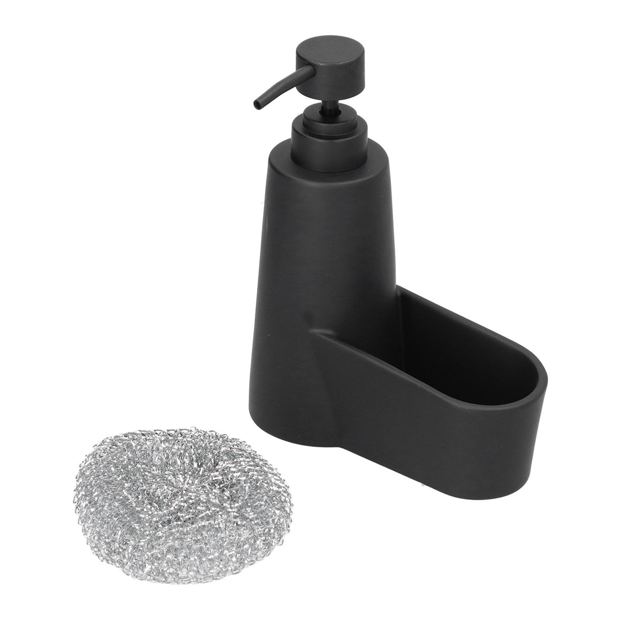 Soap Dispenser Dishwashing Liquid Hand Soap Pump with A Steel Ball for Bathroom and Kitchen SinkBlack