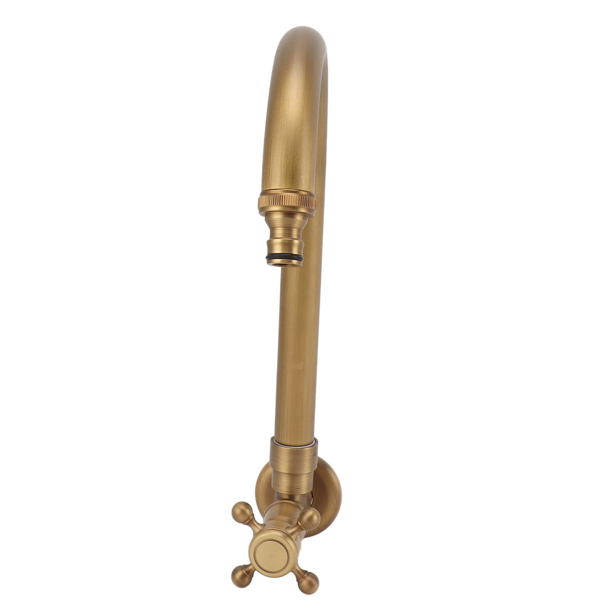 Garden Outdoor Faucet Antique In Wall Frost Crack Prevention 360 Degree Rotation Single Cold Water Faucet Tap Thin Mouth