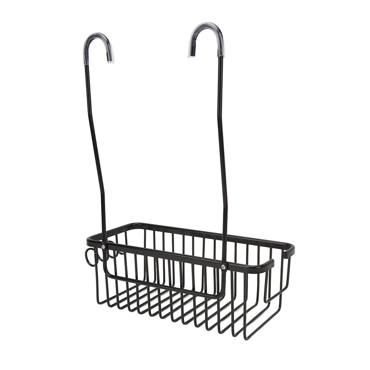 Over The Toilet Storage Shelf Large Capacity Aluminum Toilet Storage Basket Metal Bathroom Storage Organizer Black