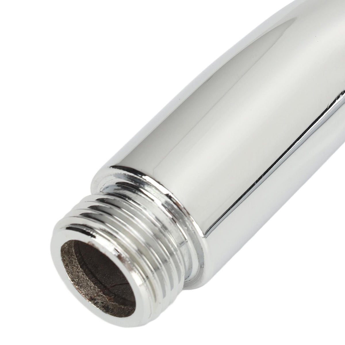 Shower Head Extension with Flange S Shape Shower Arm Wall Mount Rotatable Stainless Steel Shower Pipe for Bathroom Electroplate