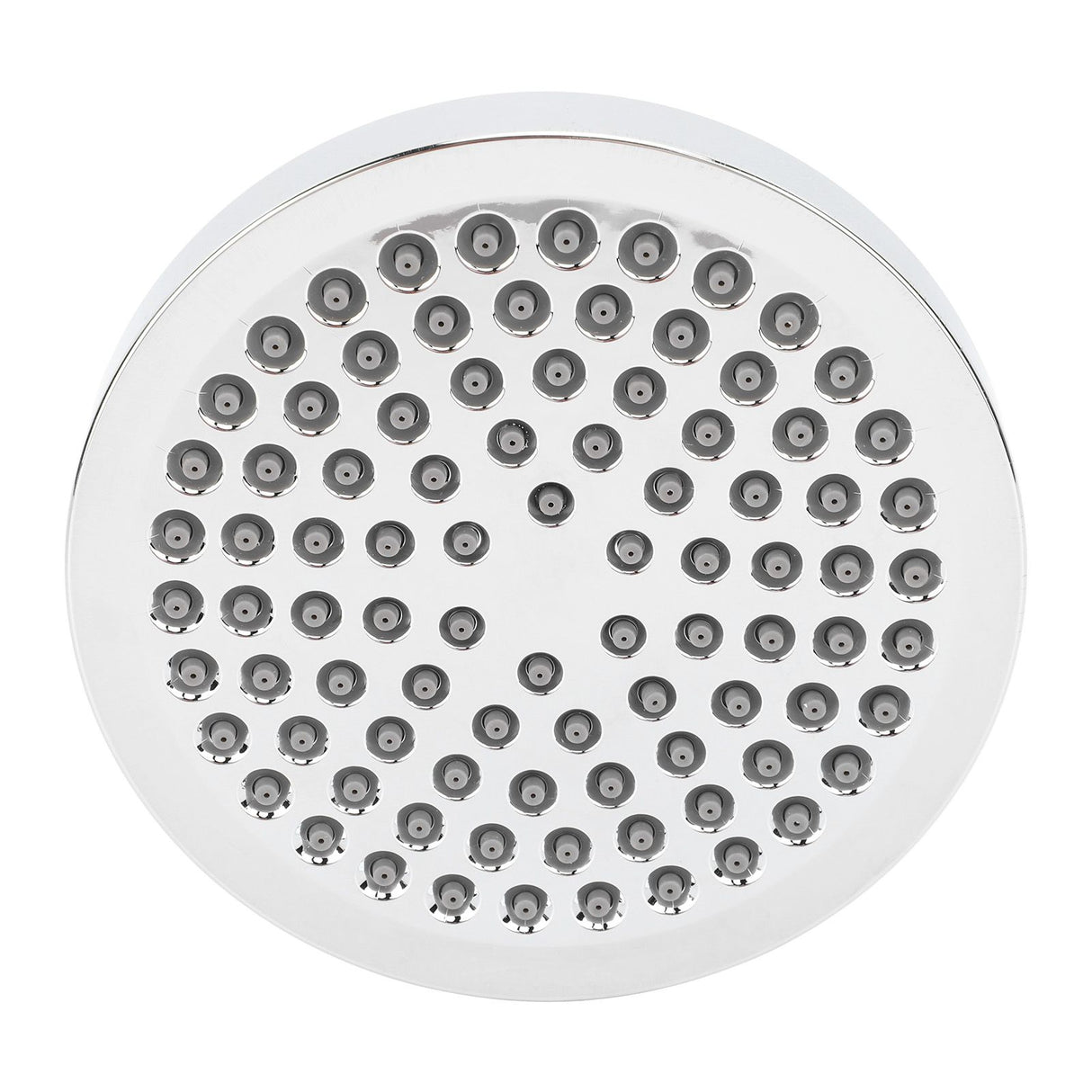 High Pressure Rain Shower Head Water Conservation Bathroom Shower Head for Household Hotel 6 Inch Silver